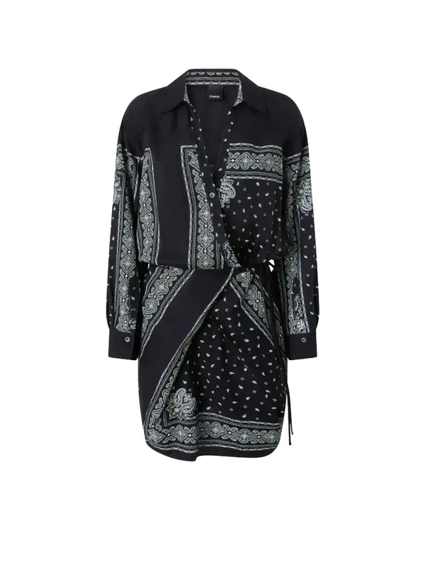 Vestiti casual Donna Pinko - Mesopotamia Abito - Nero