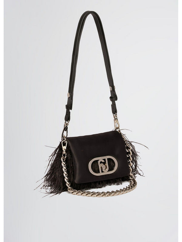 Borse a tracolla Donna Liu Jo - Borsa piccola LaPuffy con piume - Nero