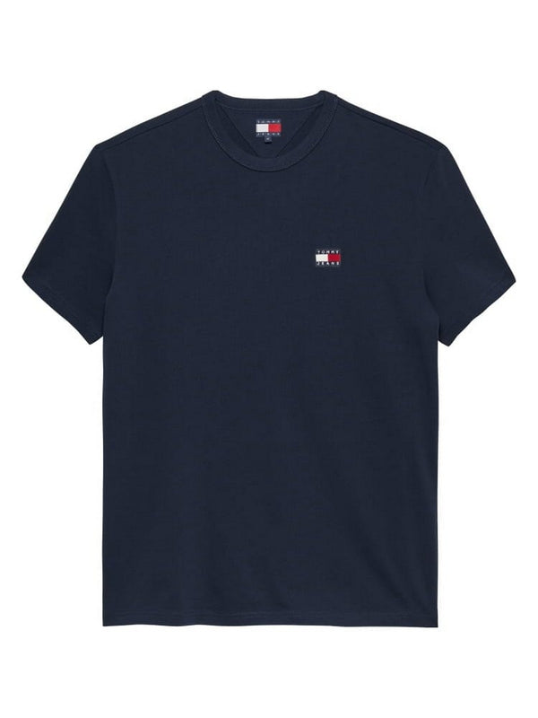 T-shirt Uomo Tommy Hilfiger - t-shirt BADGE LOGO - Blu