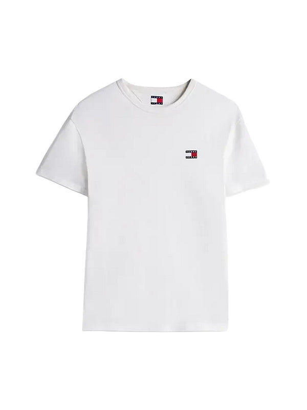 T-shirt Uomo Tommy Hilfiger - t-shirt BADGE LOGO - Bianco