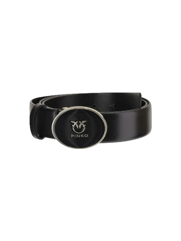 Cinture Donna Pinko - Cintura Round Enamel - Nero