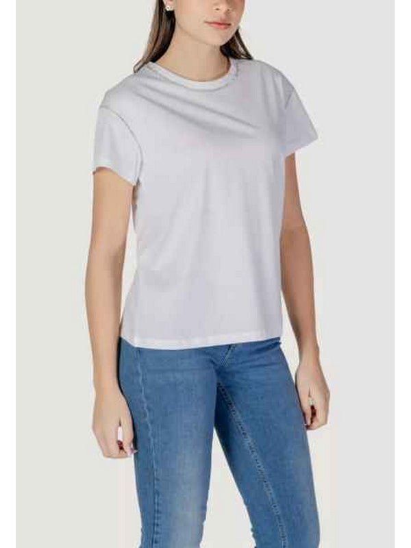 T-shirt Donna Liu Jo - T-Shirt Con Strass - Bianco