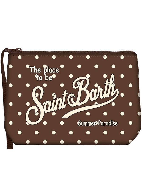 Pochette e Clutch Donna Mc2 Saint Barth - Pochette aline regular pois 18 - Marrone
