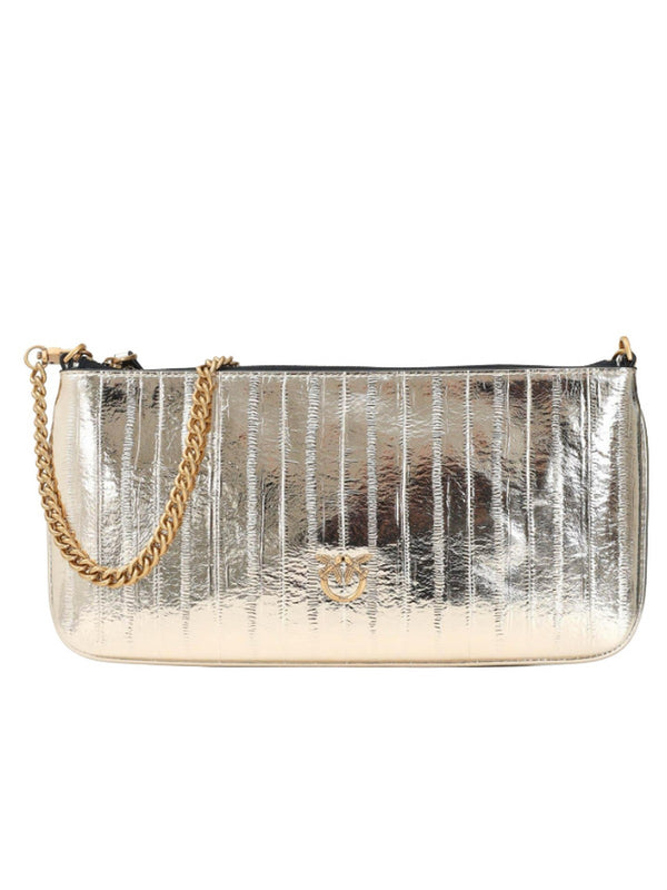 Borse a tracolla Donna Pinko - Horizontal Flat Anguilla - Oro