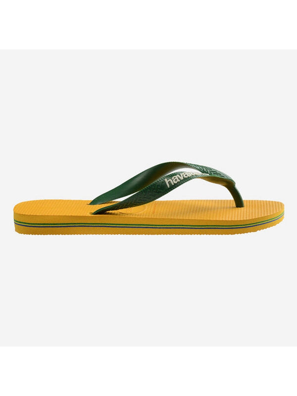 Infradito Uomo Havaianas - Havaianas Brasil Logo - Giallo