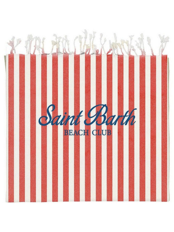 Altro (Mare e piscina) Uomo Mc2 Saint Barth - Foutas Light N Sb Beach Stripes Emb - Rosso