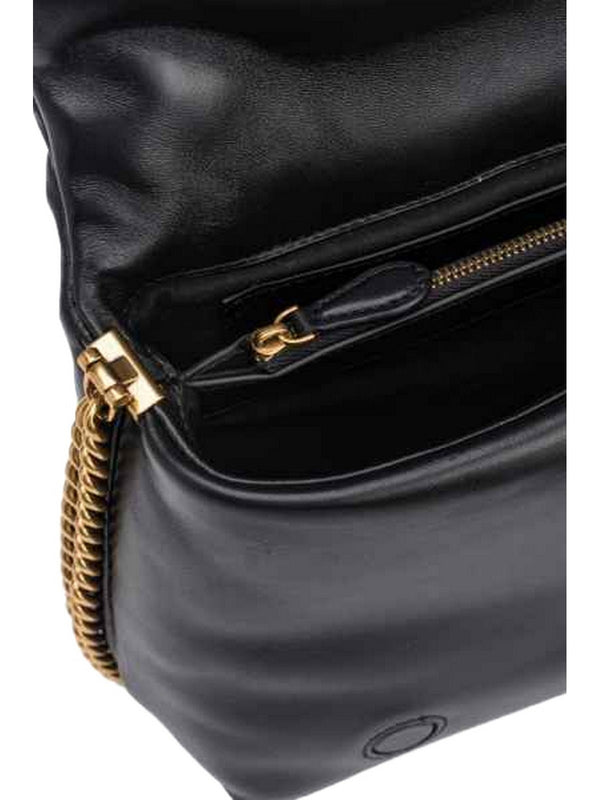 Borse a tracolla Donna Pinko - Classic Love Bag Click Puff - Nero