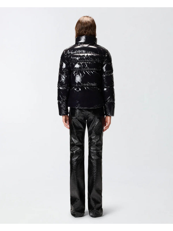 Piumini Donna Pinko - Piumino Caban Crystal Nylon - Nero