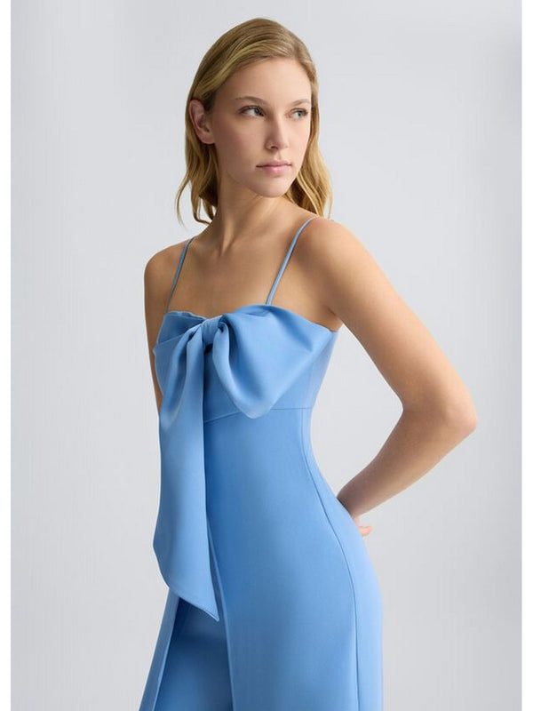 Tute senza manica Donna Liu Jo - Tuta elegante con fiocco - Azzurro