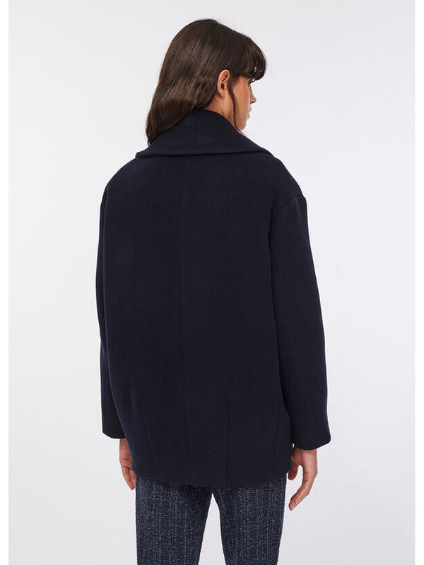 Cappotti Donna Liu Jo - Peacoat Liu Jo Better in lana - Blu