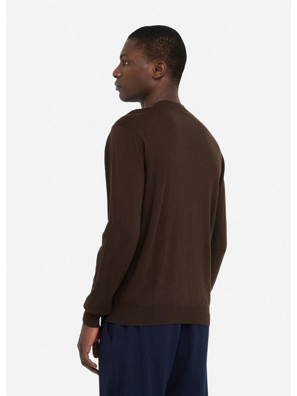 Maglie Uomo LIU JO UOMO - Maglia in cotone e seta - Marrone