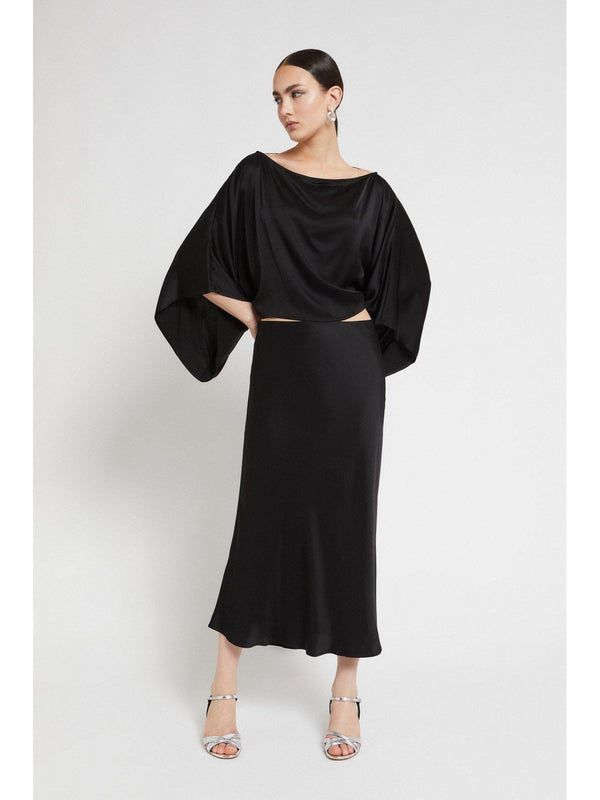 T-shirt Donna ottod'Ame - Maglia In Viscosa - Nero