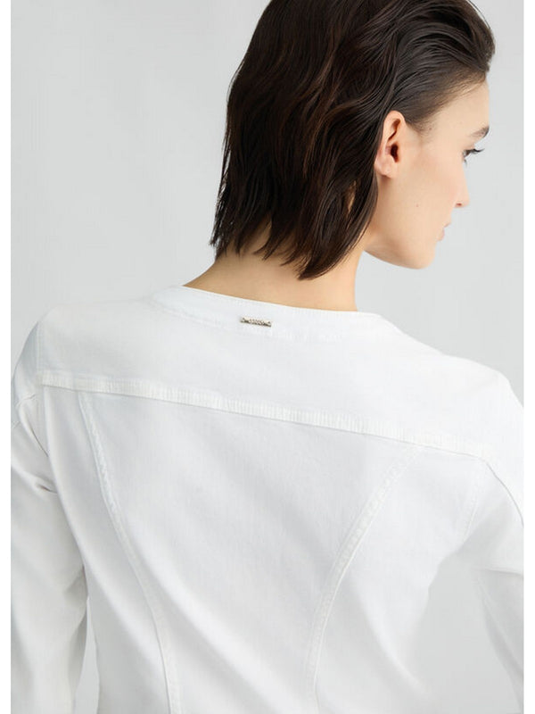 Giubbini Donna Liu Jo - Giacca bianca con ricami - Bianco