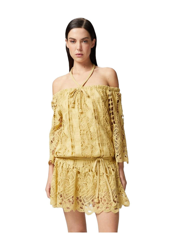 Vestiti casual Donna Pinko - Evergreen Abito - Giallo