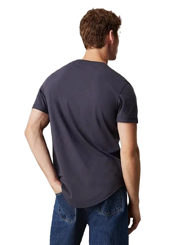 T-shirt Uomo Calvin Klein - T-shirt in cotone con stemma - Grigio