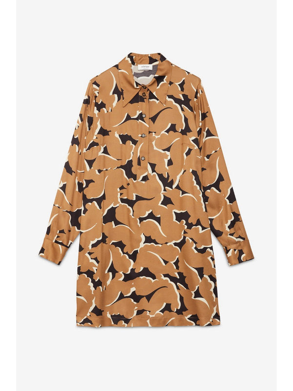 Vestiti casual Donna ottod'Ame - Abito corto in viscosa - Beige