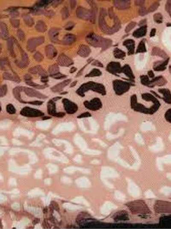 Foulard Donna Liu Jo - Foulard con stampa animalier - Cammello