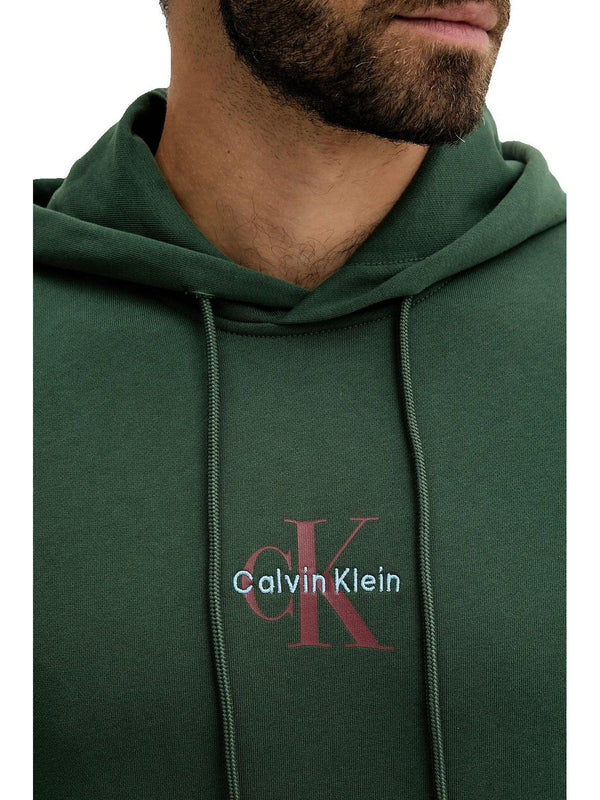 Felpe con cappuccio Uomo Calvin Klein - Felpa Con Cappuccio - Verde