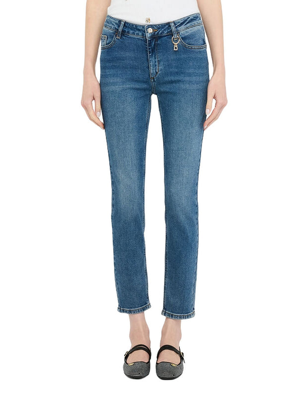 Jeans Donna Liu Jo - Jeans skinny a vita alta - Denim