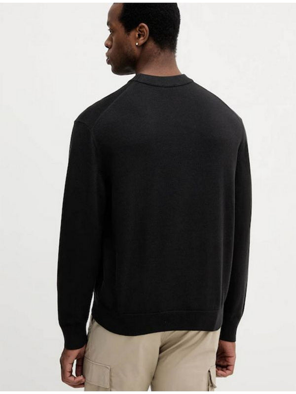 Maglie Uomo Calvin Klein - Maglione Con Monogramma - Nero