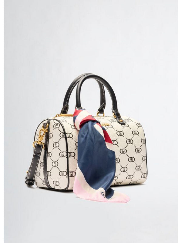 Borse a mano Donna Liu Jo - Borsa monogram con foulard - Panna