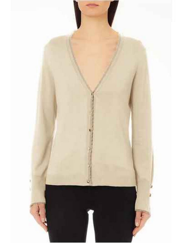 Cardigan Donna Liu Jo - Cardigan con bottoni - Beige