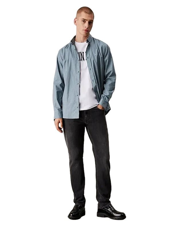 Jeans Uomo Calvin Klein - Slim Straight Jeans - Nero