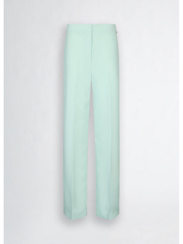 Pantaloni Donna Liu Jo - Pantaloni con spacco verde menta - Verde