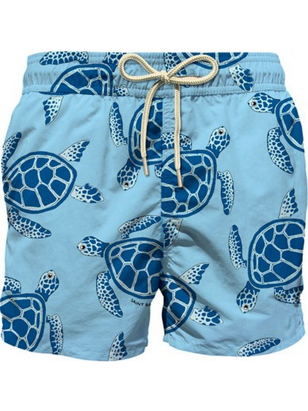 Pantaloncini e calzoncini Uomo Mc2 Saint Barth - Lighting Maxi Tortoise 31 - Azzurro