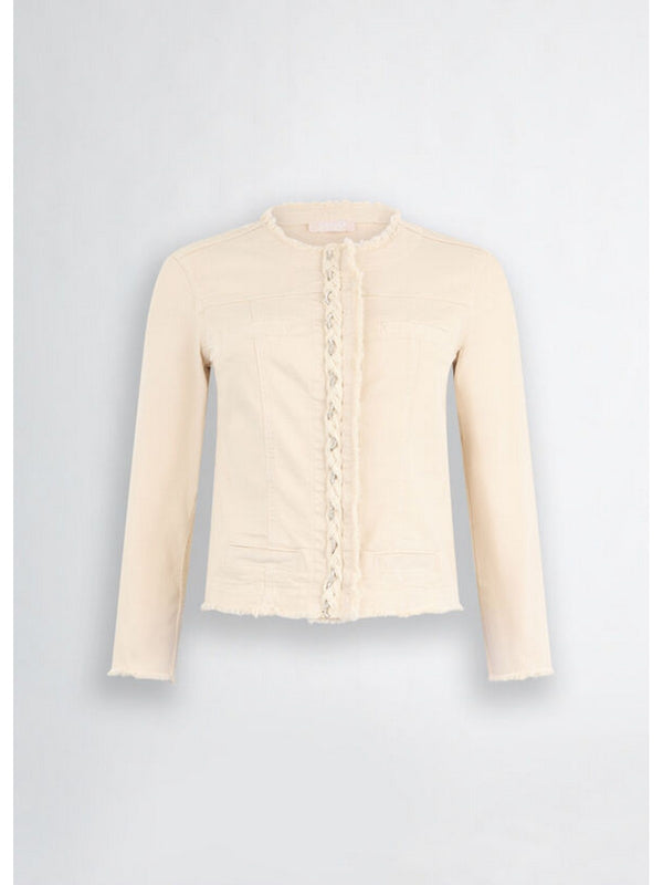 Giubbini Donna Liu Jo - Giacca beige con strass - Beige