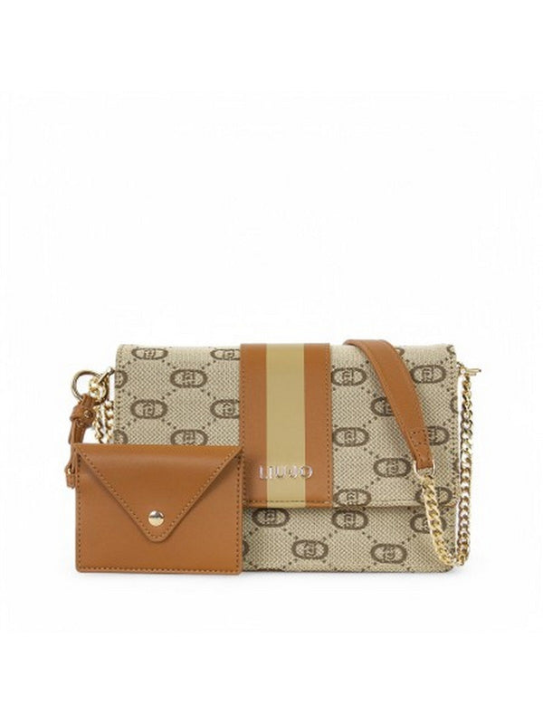 Borse a tracolla Donna Liu Jo - Borsa a tracolla jacquard - Beige