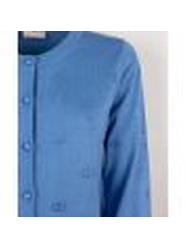 Cardigan Donna Liu Jo - Cardigan con logo e strass - Azzurro