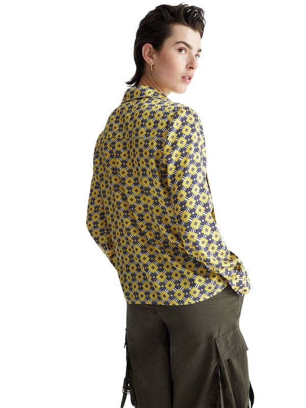 Camicie Donna Liu Jo - Camicia in twill stampato - Giallo