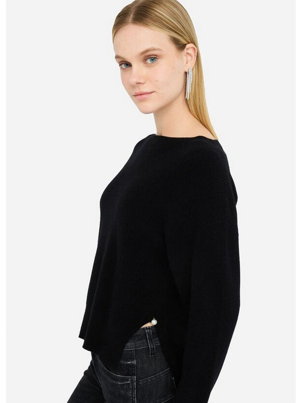 Maglie Donna Liu Jo - Maglia in lana e cashmere - Nero