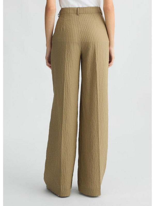 Pantaloni Donna Liu Jo - Pantaloni flare a righe - Verde
