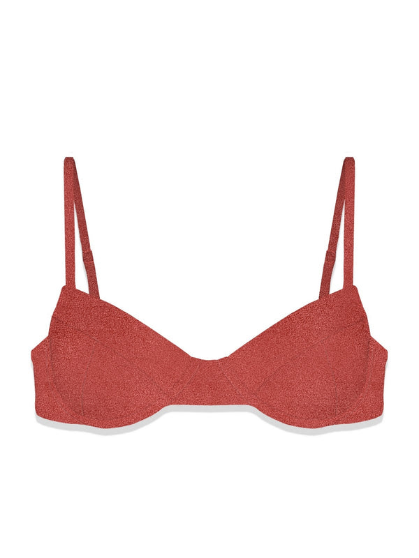 Reggiseni Donna Mc2 Saint Barth - Bralette rossa Bea con ferretto - Rosso