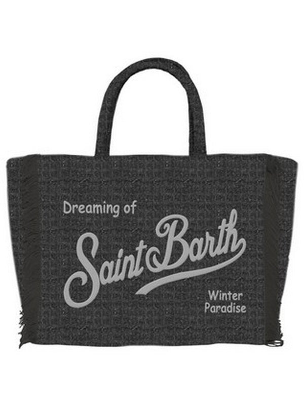 Borse a mano Donna Mc2 Saint Barth - Borsa Colette Tweed - Nero