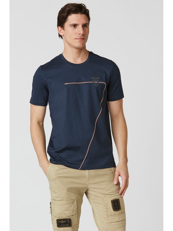 T-shirt Uomo Aeronautica Militare - T-Shirt M.c - Blu