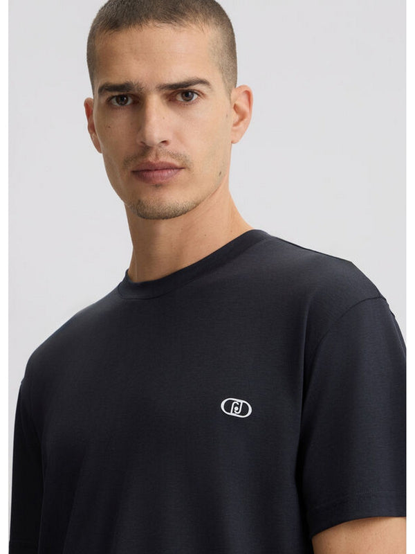 T-shirt Uomo LIU JO UOMO - T-shirt con logo - Blu