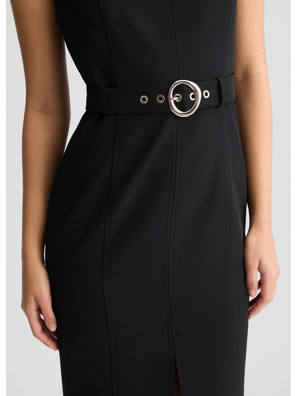 Vestiti da cocktail Donna Liu Jo - Tubino nero con cintura - Nero