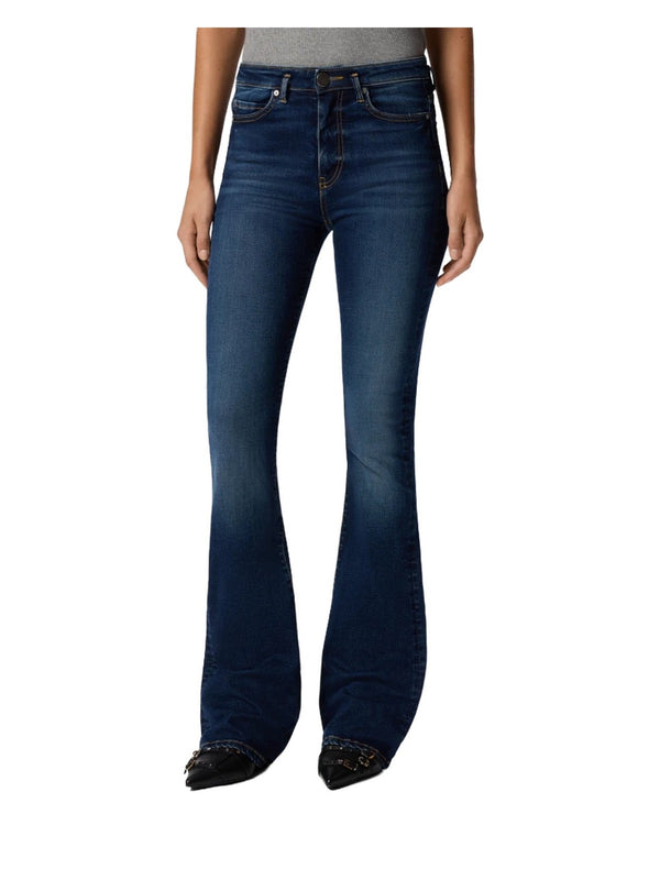 Jeans Donna Pinko - Jeans flared denim power stretch - Denim