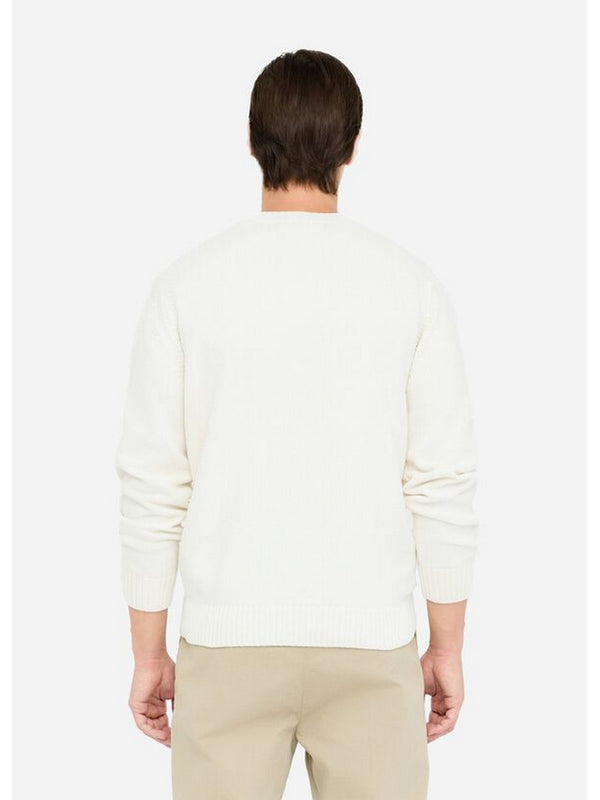 Maglioni Uomo LIU JO UOMO - Maglia in ciniglia - Bianco