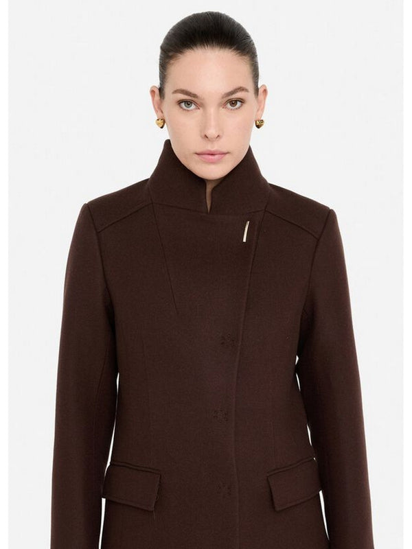 Cappotti Donna Liu Jo - Cappotto in panno double - Marrone
