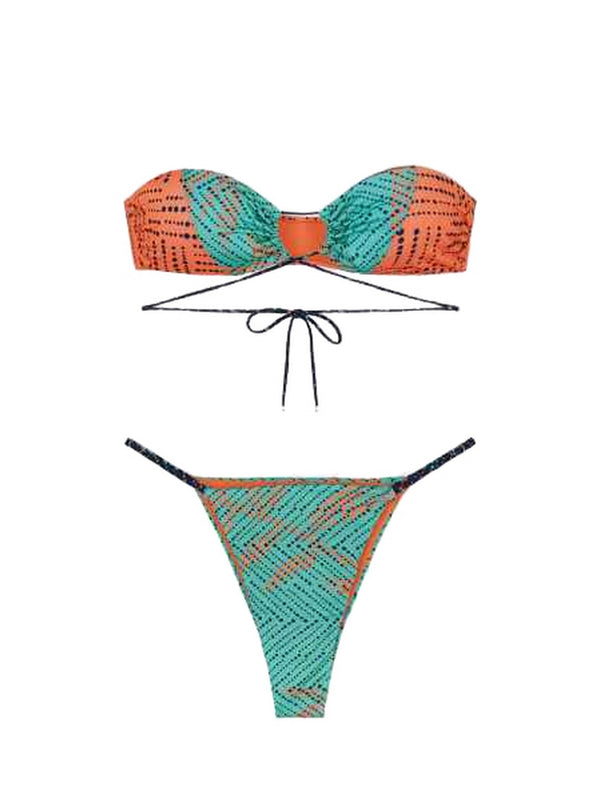 Coordinati Donna Me Fui - Bikini Fascia E Slip Regolabile Exotic - Arancione