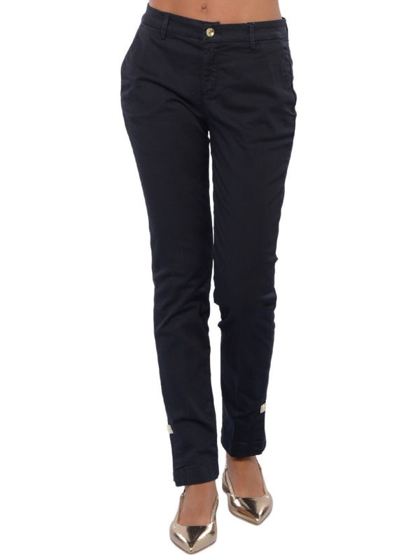 Pantaloni Donna Liu Jo - Pantaloni chino bottom up - Blu