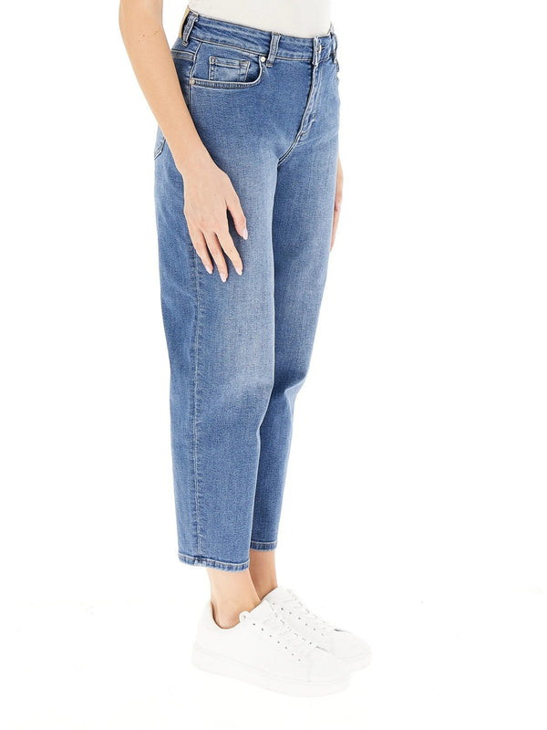 Jeans Donna Liu Jo - Pant. Carrot H.w - Denim