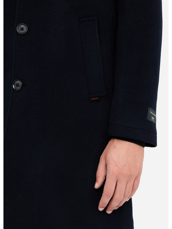 Cappotti Uomo Liu Jo - Cappotto in lana e cashmere - Blu
