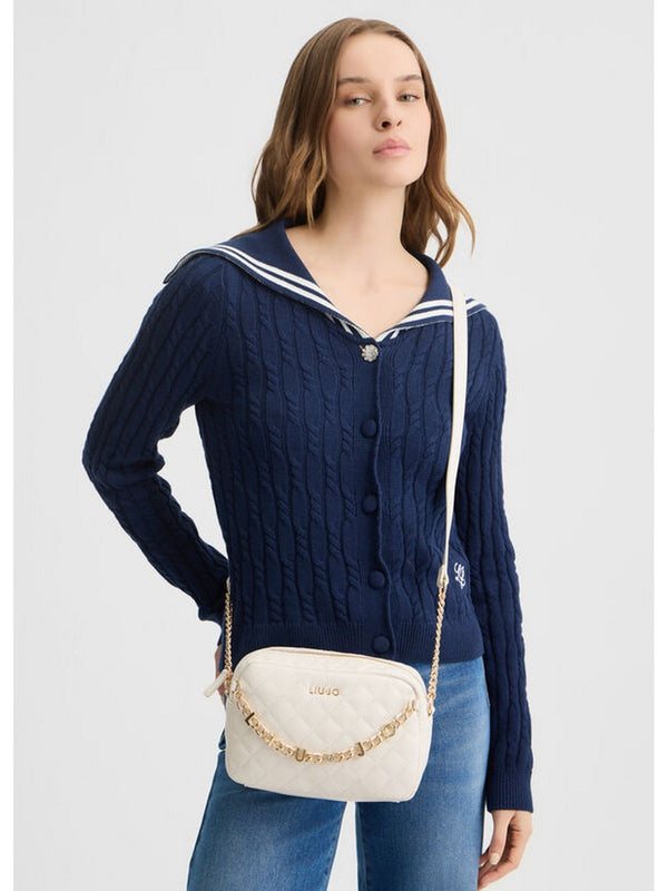 Borse a tracolla Donna Liu Jo - Borsa a tracolla beige matelassé - Sabbia