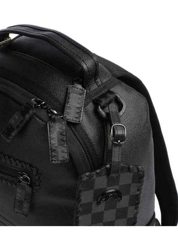 Zaino monospalla Uomo Sprayground - Zaino Core Embossed 8 Black Check - Nero