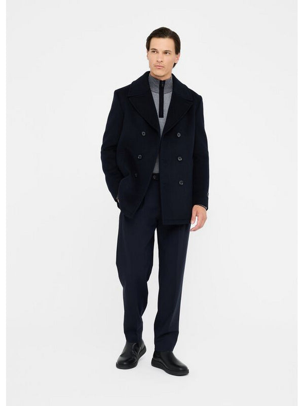 Cappotti Uomo LIU JO UOMO - Peacoat in lana e cashmere - Blu